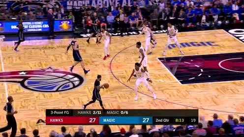 【NBA集锦】谁手感好就让谁投 魔术连续转移球富尼耶三分穿针