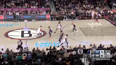 【NBA集锦】掘金102-105篮网 穆雷错失绝平篮网保卫主场