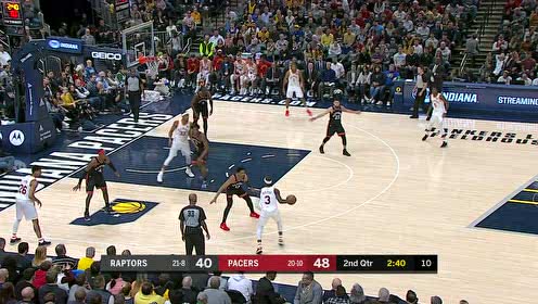 【NBA集锦】无视防守强杀内线 萨姆纳直面阿奴诺比上篮建功