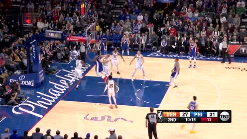 【NBA集錦】直接讓大帝吃癟 格蘭特原地起跳大帽恩比德