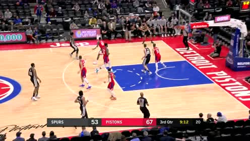 【NBA集锦】手起刀落!福布斯底线止血三分应声入网