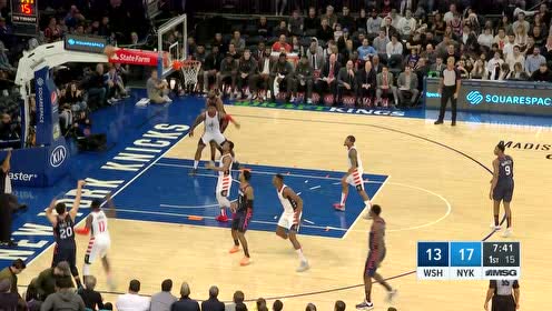 【NBA集锦】诺克斯底角三分稳稳命中 巴雷特底线灵活转身单打史密斯作出回应