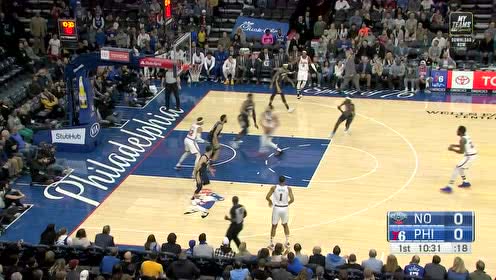 【NBA集錦】西蒙斯加足馬力 s型彎道超車一條龍上籃打進
