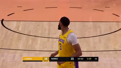 【NBA集锦】师兄弟连线安排上 朗多制导浓眉哥空接飞扣