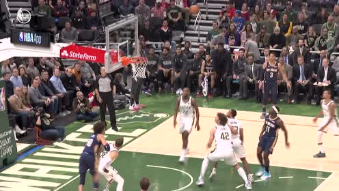 【NBA集錦】首節(jié)將至緊急止血 霍樂(lè)迪綿里藏針后仰跳投2+1