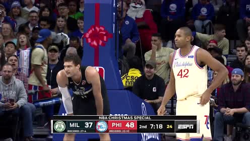 【NBA集錦】籃球也會飛檐走壁！洛佩茲三分出手皮球死死卡住藍架