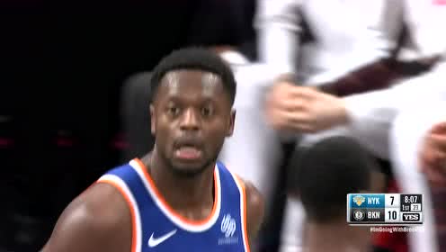 【NBA集锦】有当年甜瓜的影子!兰德尔后撤步跳投空心打进