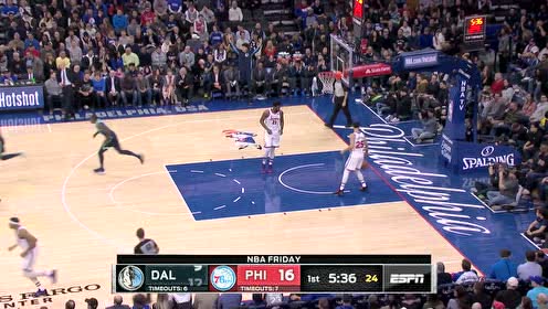 【NBA集錦】分差瞬間抹平 小哈達(dá)威連續(xù)不講理三分擊穿費(fèi)城防線