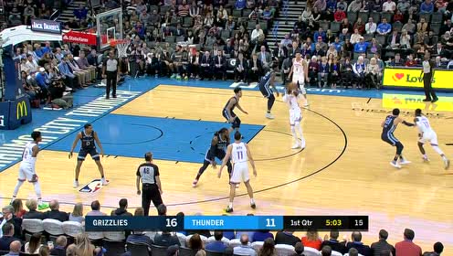 【NBA集錦】諾埃爾伺機而動 機敏妙傳助加里納利暴扣