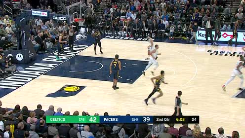 【NBA集錦】這個急停可太漂亮了 海沃德飄逸跳投兩分入賬