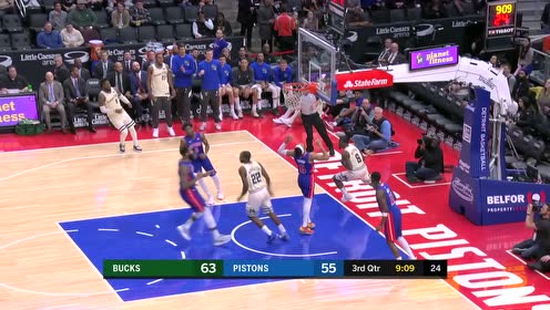 【NBA集錦】字母哥大帽格里芬 布萊德索反擊上籃