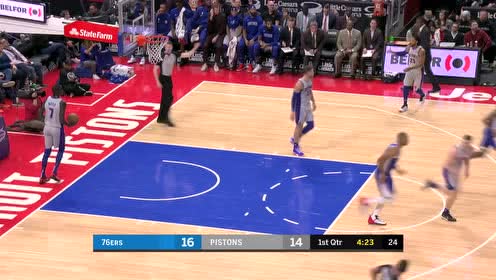 【NBA集锦】战旧主手感火热！ 哈里斯左右开弓两记三分空心进筐