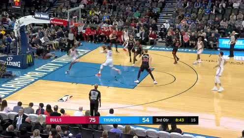 【NBA集錦】保羅夾縫妙傳 亞當(dāng)斯籃下吃餅雙手扣籃