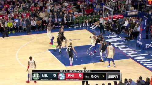 【NBA集錦】迪溫琴佐持球突破輕松上進 恩比德反擊拋投兩分也中