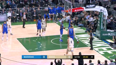 【NBA集锦】白马银枪碾压进场 字母哥独战群毫强势2+1得手