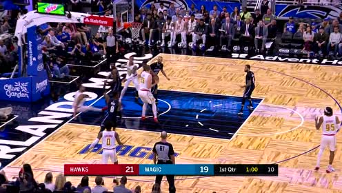 【NBA集锦】古德温突破分球 莱恩展现柔和手感勾手得分