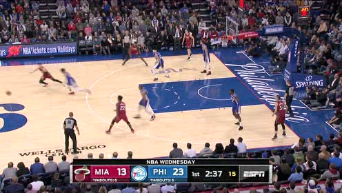 【NBA集锦】替补一样打爆你 塞布尔机敏抢断反击滑翔劈扣点燃全场