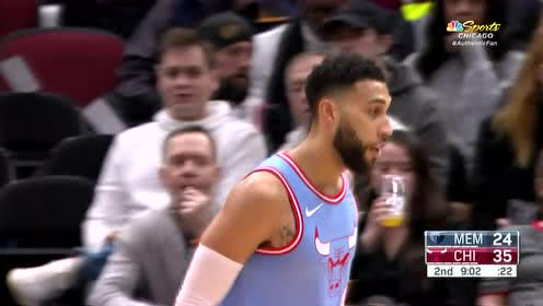 【NBA集锦】一言不合就架炮 瓦伦丁接球三分空心入网