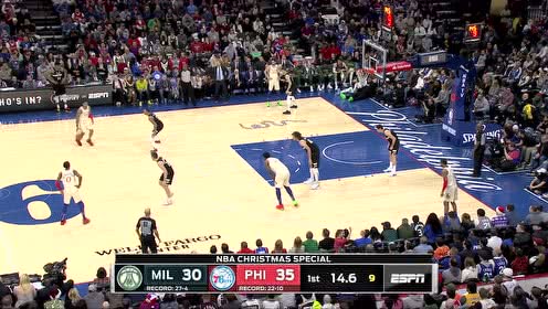 【NBA集錦】什么叫聯(lián)盟頂級中鋒！恩比德外線三分手感沒的說