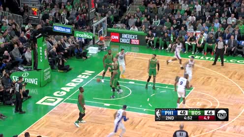 【NBA集锦】这球自己都不知道咋进的 76人大将球脱手后现神来之笔