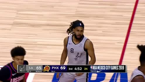 【NBA集锦】开启小马达 米尔斯疾步急停突施冷箭夺魂摄魄