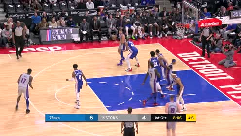 【NBA集锦】顶级大前锋的正面对话 格里芬迎射霍福德空心命中