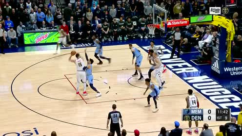 【NBA集锦】开局就来个下马威 约基奇强硬对抗出手砍下首分