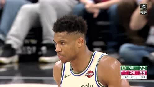 【NBA集锦】一柱擎天神兵天将! 字母哥举火烧天单臂隔扣扣篮王拉文