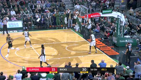 【NBA集錦】希爾反吊內(nèi)線 字母哥絕妙配合反跑接球炸扣虐筐