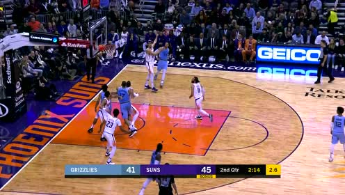 【NBA集锦】得分手段很多样 布鲁克斯撤步跳投稳稳命中