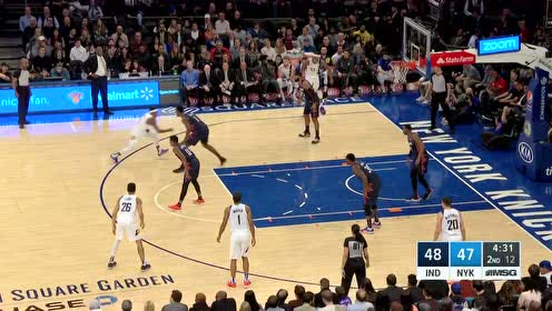 【NBA集錦】波蒂斯強(qiáng)突想回傳 被沃倫火鍋大帽扇出界外