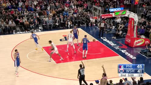 【NBA集锦】人间大炮轰破防线 贝尔坦斯连续三分对飚霍福德