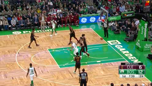 【NBA集锦】皮得狠!海沃德假突真传晃防守连线塔图姆三分射箭