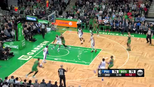 【NBA集锦】反超攻势来了 沃克后撤接球就投三分笑颜如花