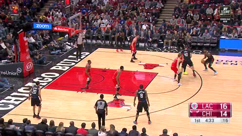 【NBA集锦】乔治的手感太稳定了 弧顶干拔出手三分命中