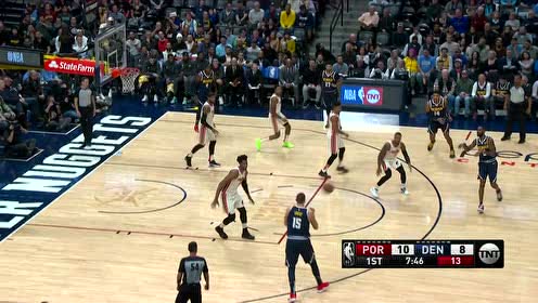 【NBA集锦】这手是真的妖！约基奇轻松背打翻身躲闪后仰勾手