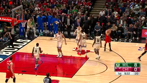 【NBA集锦】希腊怪兽起飞 布莱德索助飞字母哥空接炸扣!
