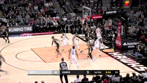 【NBA集錦】同樣的方式再來一個 特雷楊連線瓊斯飛身暴扣