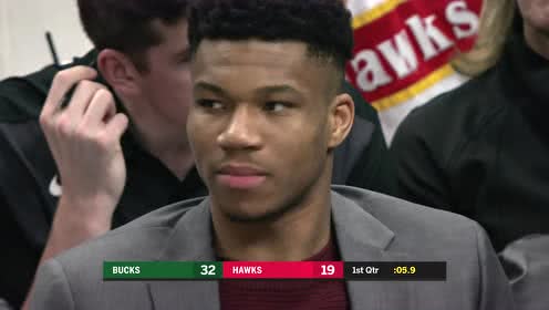 【NBA集锦】等我回球场的 费尔南多滑翔劈扣字母哥场下满脸不忿