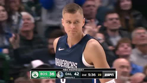 【NBA集錦】老射手了 波爾津吉斯弧頂一米遠三分入網(wǎng)