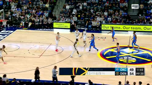 【NBA集錦】巴頓下半場延續(xù)良好手感 接約老師手遞手傳球中投命中