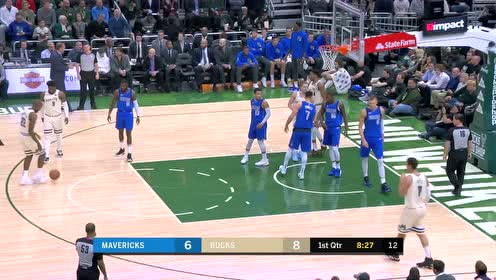 【NBA集锦】你强任你强 史密斯拦截字母哥怒送血腥大火锅