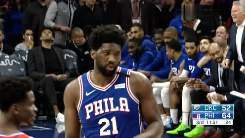 【NBA集錦】鐵血真漢子 費城雙大連線恩比德單臂力劈華山