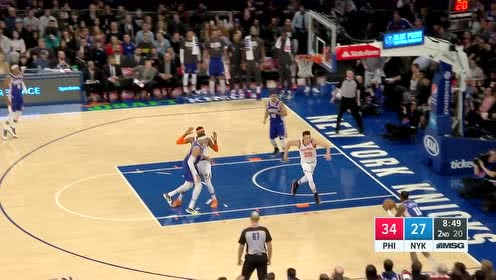【NBA集錦】尼克斯再度扣飛！哈里斯打反擊妙傳恩尼斯三分發(fā)射這回可沒轍了