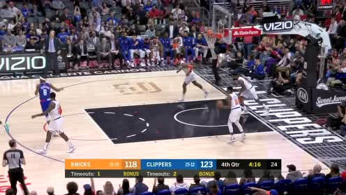 【NBA集锦】路威突破分球真的细腻 哈雷尔蛮横隔扣欲收比赛