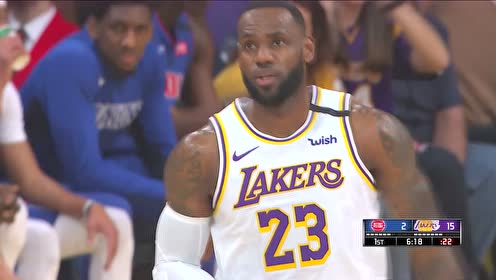 【NBA集錦】詹姆斯流暢運(yùn)球送空接 濃眉極限騰飛單手劈扣