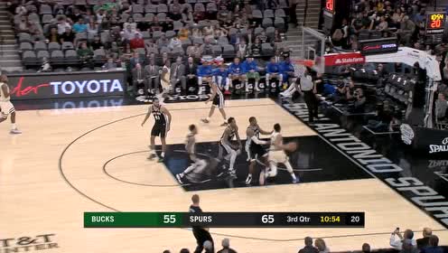 【NBA集锦】这速度谁防得住 字母哥强杀篮下打成2+1