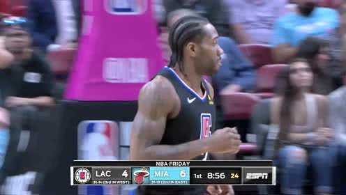【NBA集锦】巴特勒上抢似张飞 惨遭卡哇伊大秀身法突入滑翔暴扣惩罚