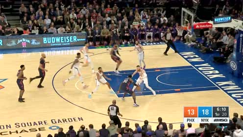 【NBA集锦】突破转身秀操作 兰德尔鹞子翻身后仰出手命中