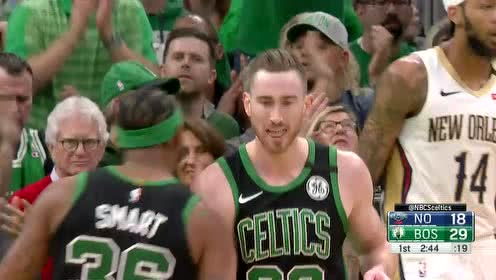 【NBA集錦】聰明哥四分衛(wèi)長傳精確制導(dǎo) 海沃德守株待兔籃下輕取2+1